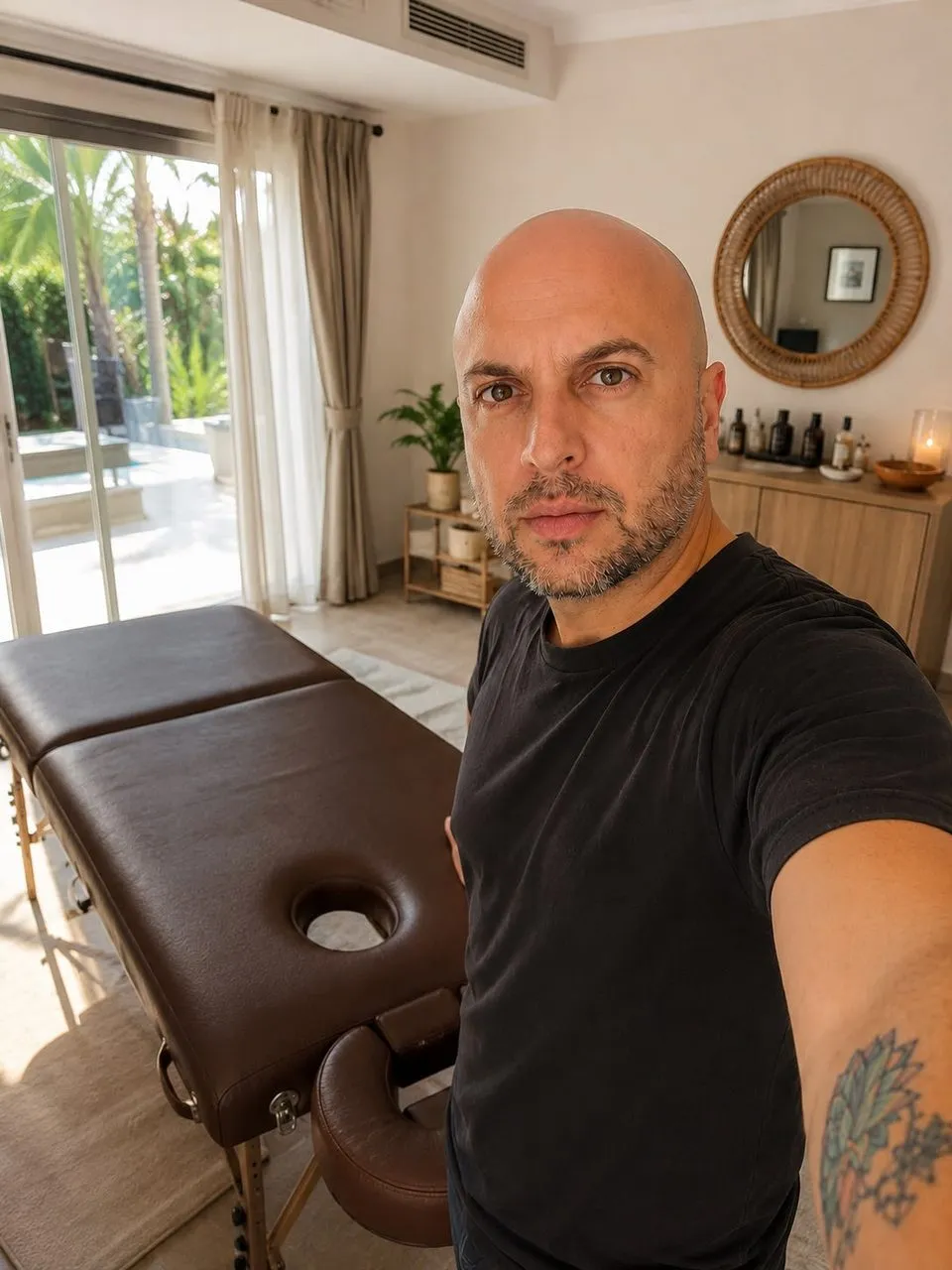 Iván Sánchez, masajista profesional a domicilio