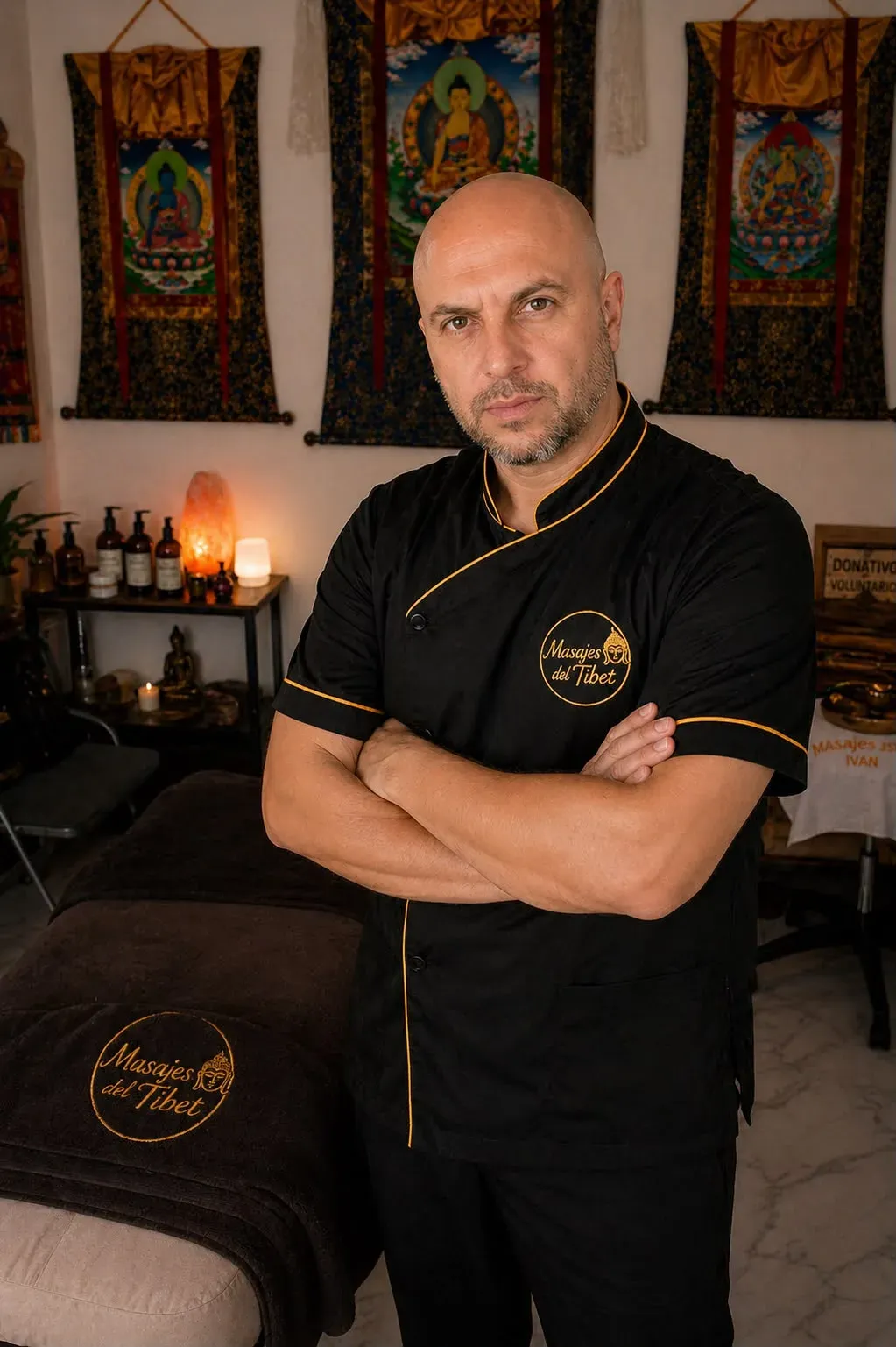 Iván Sánchez, masajista profesional de Masajes del Tíbet